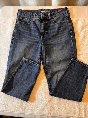 Old Navy Women's Dark Blue Straight Leg Jeans SIZE 8